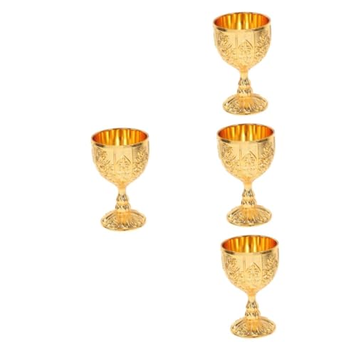 MAGICLULU 4 Stück weinglas Dekoration Vintage gläser Hochwertige...