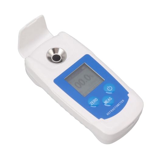 Universelles Digitales Brix-Refraktometer, 0–55% Hochpräziser Automatischer Kalibrierungs-Brix-Tester, 10–100 ℃ Testbereich Urinzuckerspiegelmessgerät für das Tägliche Leben