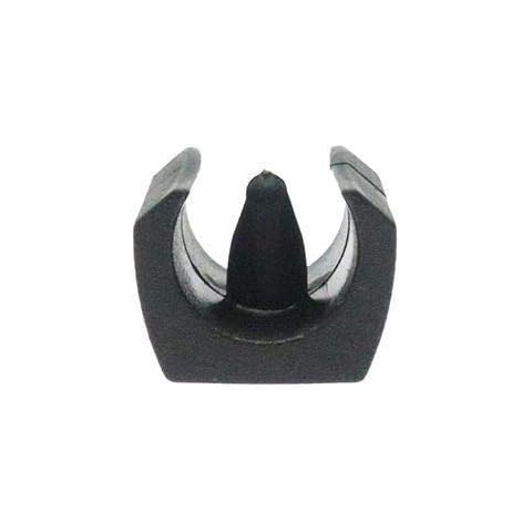Vital Parts Pack of 25 Tube Saddle Feet, to Fit 14mm Tube, Chair Legs, Saddle Glides, Pegs, Tube Feet, Chair Feet Gliders, Style 2 Feet Cover