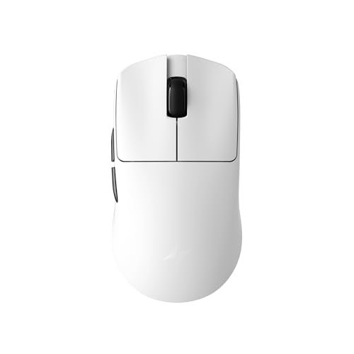 Image of ATK Blazing Sky F1 V2 Ultra Max Wireless Gaming Mouse, PAW3395 Ultra Sensor, DPI up to 30,000, 54g Lightweight, 600 Hr Battery Life, All-New Nano Coating, Tri-Mode 2.4G /Bluetooth /Wired - White
