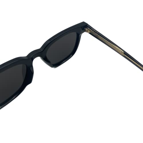 Óculos de Sol Quadrado Premium Maya Olinda + Case (Preto)