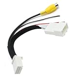 JUNMUL 16 Pins Backup Camera Rear View Camera Harness Adapter Connector Compatible with Toyota Prius RAV-4 Avalon Camry Scion xD xB Subaru