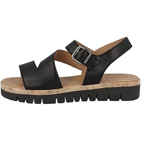 s.Oliver Women's 5-5-28710-38 Flat Sandal, Black, 4 UK Cover