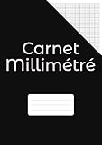 Carnet millimétré: Cahier en pages millimétrées - grille imprimée à l'encre gris clair - 120 pages A4 (21 x 29.7 cm) des deux cotés de la feuille, non perforé.