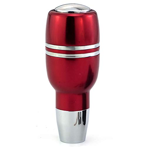 Thruifo Push Button Car Knob Shifter Handle, Aluminum Alloy Gear Stick Shift Fit Most Automatic Transmissions, Red by Thruifo - Used condition - US$8.11