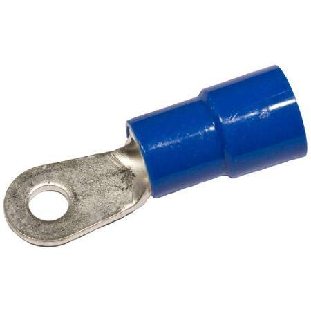 Vinyl Insulated Ring Terminals (6 AWG (50 Pack), 3/8" Stud)
