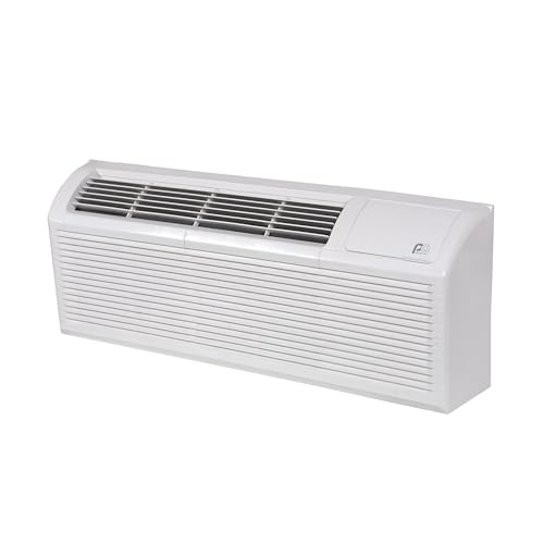 Perfect Aire 9,000 BTU PTAC Air Conditioner Built-In 3.5kW Electric Heater, Auto Temp Regulation, 5FT Power Cord – Ideal for Hotels, Dorms, Apartments