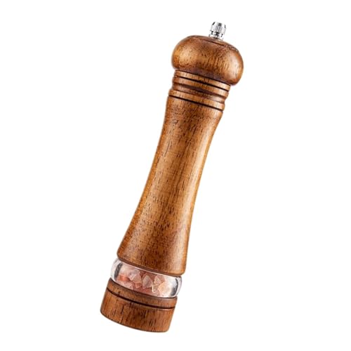 MagiDeal y pimienta moliendo molinos de especias, molino, botella de condimento, herramienta de cocción de cocina Manual de madera Molino, CafÉ