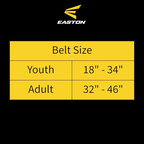 Easton | Adjustable Elastic Belt | Baseball/Fastpitch Softball | Adult - Fits 32" - 46" | Black - image 4