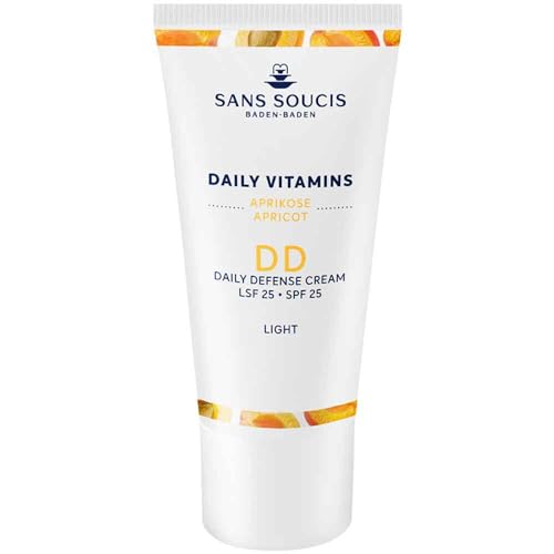 Sans Soucis Aprikose DD Cream Light mit LSF 25 30 ml – getönte Tagescreme Gesichtspflege Daily Vitamins Hautpflege