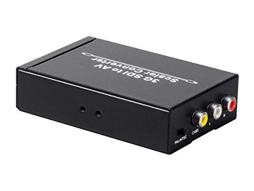 Specialty-Av Sd Hd & 3G Sdi To Composite Rca Video + L/R Analog Stereo Audio Converter Scaler #TOP1