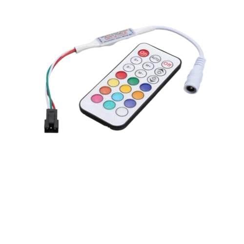 Contrôleur adapté à WS2811 WS2812B 2811 2812 bande lumineuse LED 21 touches