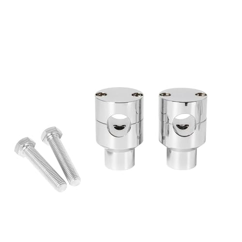 Pontet guidon moto 22 mm 25 mm universel avec kit de rehausseurs guidon moto