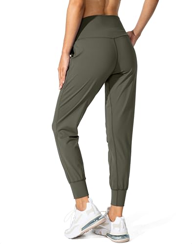 Image of G Gradual Women's Joggers High Waisted Yoga Pants with Pockets Loose Leggings for Women Workout, Athletic, Lounge