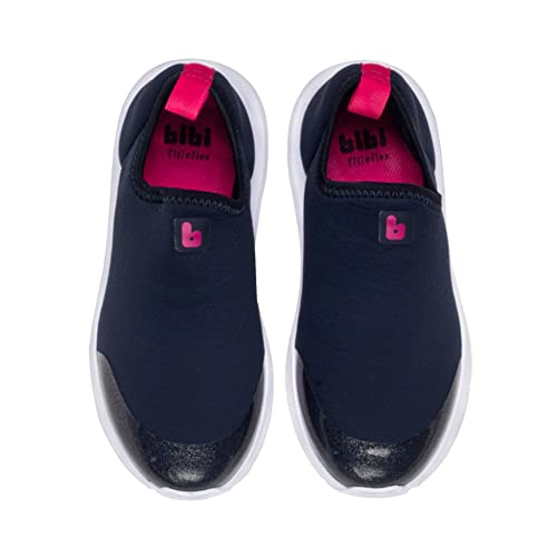 Tênis Infantil Menina Bibi Action Azul Naval e Pink-34