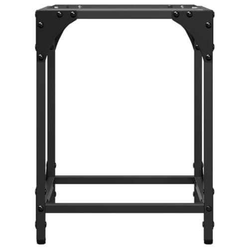Table basse avec dessus en verre transparent petite table d'appoint