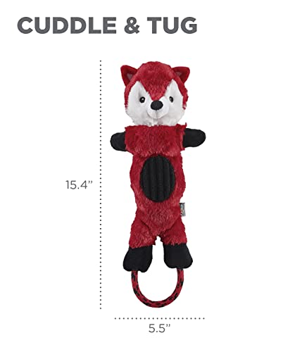 Charming Pet Lil Roperz Fox Durable Plush And Rope Tug Dog Toy #TOP7