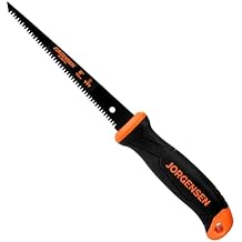 Jorgensen Drywall Saw, 6-inch Jab & Keyhole Saw with Ergonomic Handle,Triple Ground Teeth, Faster Cutting Drywall Cutting Tool with 8-TPI Bi-metal Blade