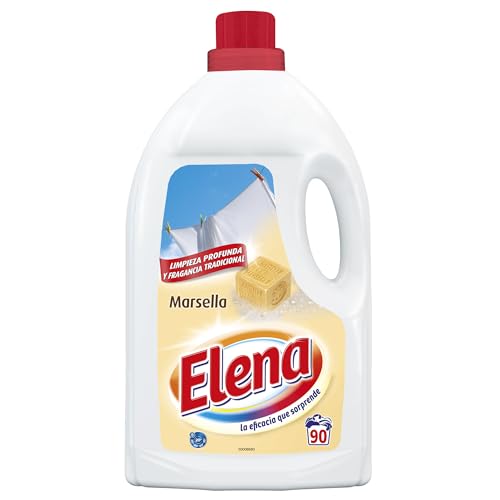 Elena Detergente para Ropa Líquido Marsella - 90 Dosis, 4.95 L