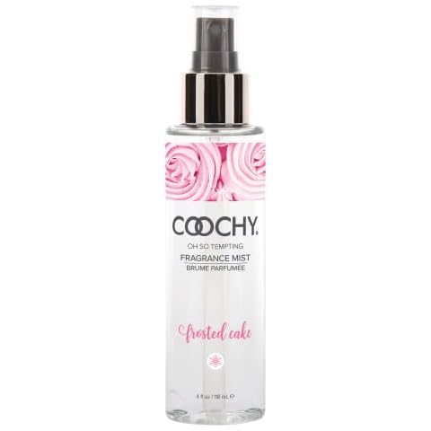 Coochy Fragrance Mist Body Spray - Organic, Boost of Scent for Skin & Hair - Infused w/Vanilla, Butter Cream & Lilac - Frosted Cake, 4floz/118ml Cover