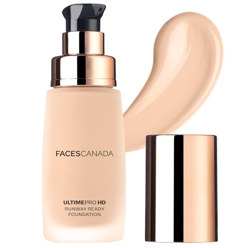 FACES CANADA Ultime Pro Hd Runway Ready Foundation - Natural Ivory 01, 30ml | Dewy Finish | Glass Skin Effect | Luxurious Formula | Lightweight & Brea