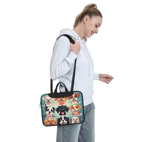 Cartoon dog Laptop Tote Bag para portátil miniatura 3