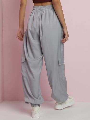 Image of KOTTY Women's High Rise Relaxed || Straight || Joggers Fit Cargo's for Pants || Trousers