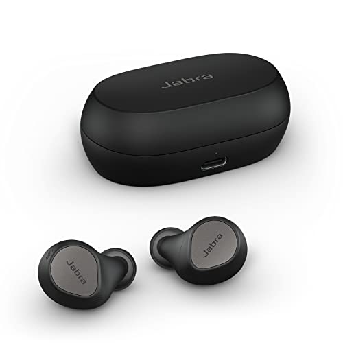 Jabra Elite 7 Pro In Ear Bluetooth Earbuds - True Wireless Kopfhörer in kompaktem Design mit anpassbarer Aktiver Geräuschunterdrückung und Jabra MultiSensor Voice für klare Anrufe - Titanschwarz