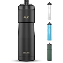 Bike Water Bottles | Insulated Bike Water Bottle Pack of 2| Easy Clean Nozzle, Easy Squeeze | Cycling Mountain Fitness Water Bottle | Gym Sport Bottle | Black, Sport 23