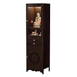 Options d'utilisation flexibles : ce sanctuaire sert non seulement d'autel à la maison, mais aussi de présentoir dans un salon de thé, ajoutant un charme oriental apaisant à divers environnements.