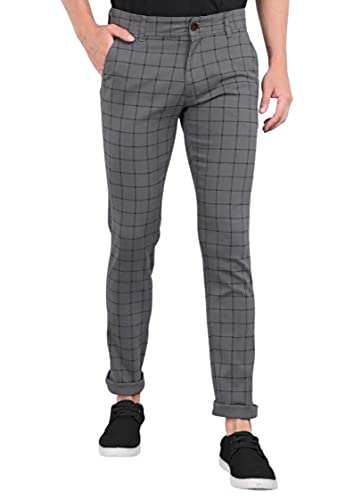 AUBORON Slim Fit Casual Trousers for Men