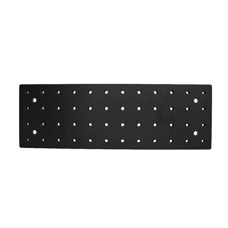 Optische Platte, flache Aluminium-Waben-Steckplatine, experimentelle Vibrationsisolation, Plattform, Werkbank, M6, Gewindebohrungen (100 x 300 x 12 mm)