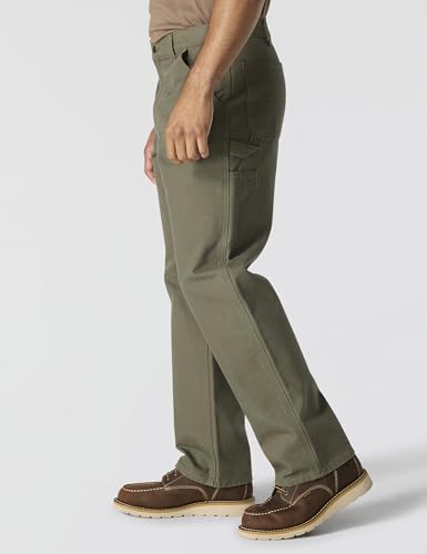Carhartt Men's Loose Straight Washed Duck Dungaree, Moss, W31 x L32 - Thumbnail 3