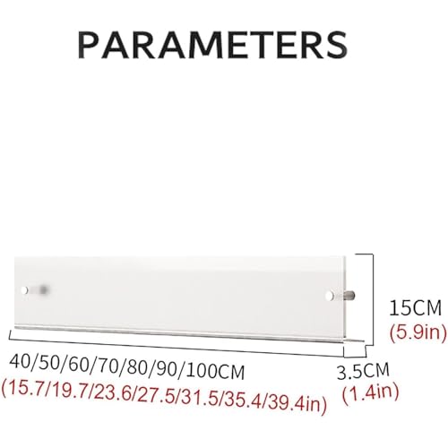 Porte-revues muraux acrylique pour stopper le désordre des fichiers de bureau