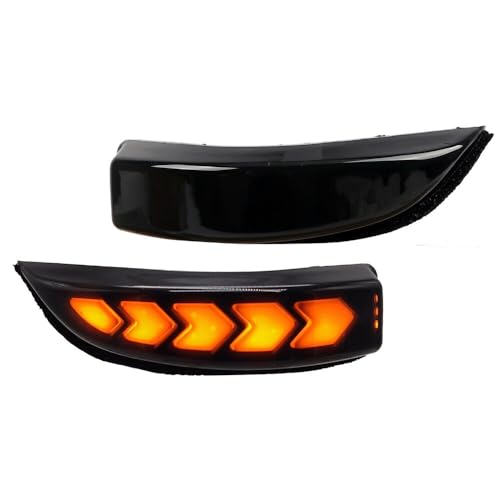 for Toyota Corolla 2014-2018, CHR 2015-2019 Customized Side Rear View Mirror Indicator Blinker Repeater Dynamic Turn Signal Light LED Replacement Exterior Car Accessories 2pcs