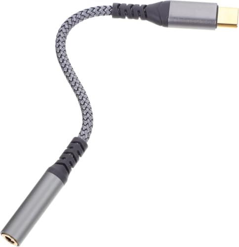 Dulcicasa USB-C �I�[�f�B�I�A�_�v�^�[ 3.5mm �w�b�h�t�H���ϊ��|�[�g ? �m�[�g�p�\�R���A�X�}�[�g�t�H���A�^�u���b�g�Ƃ̌݊�������A�N���A�ȉ����Đ�