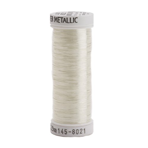 Hilo metálico Sulky 250 yd - Blanco claro miniatura 1