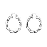 Juego de aretes apilables de plata, aretes bohemios para mujer, círculos, regalos de vacaciones, fiestas familiares, bodas