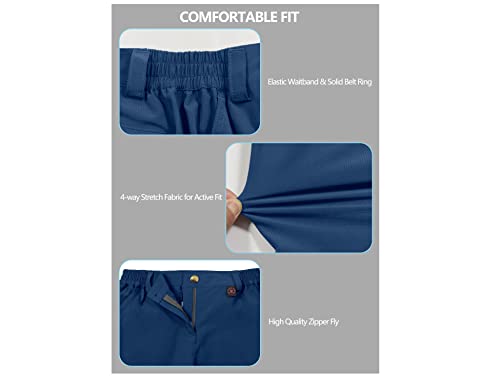 Little Donkey Andy Short cargo feminino de 25 cm de secagem rápida caminhada bermuda leve shorts de