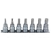 Produktbild KS Tools 911.1544 1/4" Bit-Stecknuss-Satz Innensechskant, 7-tlg.2,5-8mm