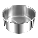 Tefal L898S4 Ingenio Preference 4-Piece Casserole Set | Stackable | Space Saving Stainless Steel | Suitable for Induction Cookers | Stainless - 9