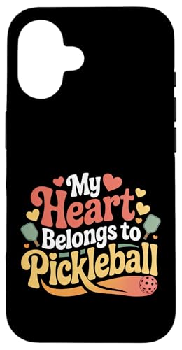My Heart Belongs To Pickleball �p�h���v���[���[ |- �X�}�z�P�[�X iPhone 16 �p
