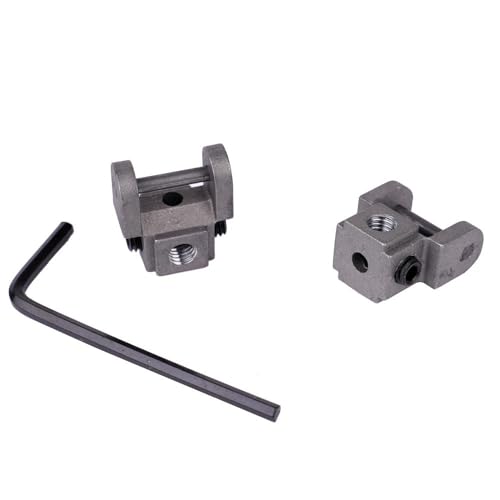 1 set Supporti per lame per sega da traforo Morsetti per lama senza perno Supporto lama superiore/inferiore Kit di conversione lama per sega da traforo