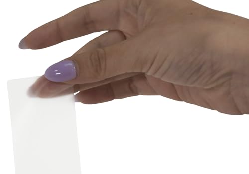 KAPCO - LP009 Kapco Film Labels, 1-1/2 x 3-1/4 Inches, Clear, 500 Pack - 70342