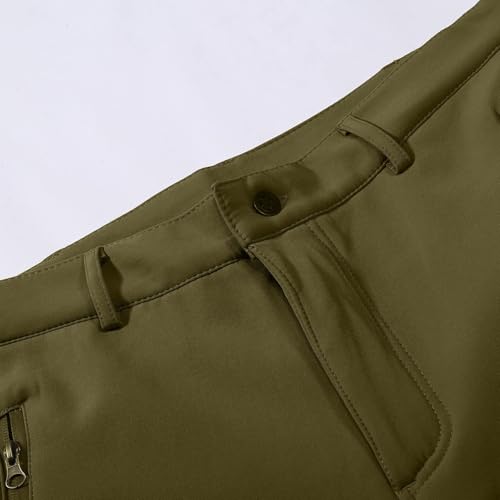 Men's Casual Pants Outdoor Loose Fit Comfortable Softshell Work Pants for Hiking Travel and Daily Wear2