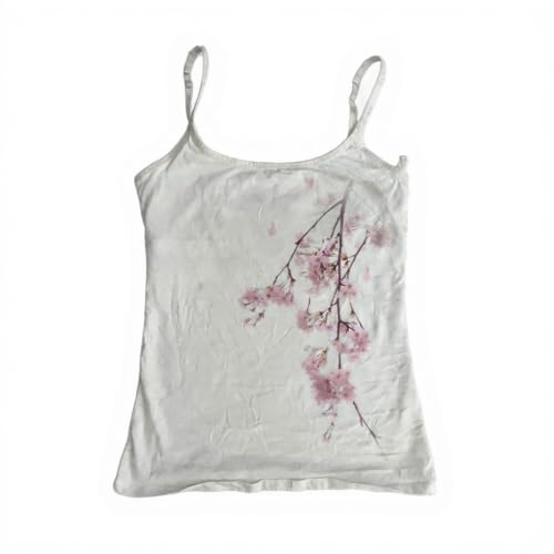 Y2k Aesthetic Cute Tee Vintage Street Women Graphic Kawaii Clothes Cutecore Slim Fit Crop Tops Camisole