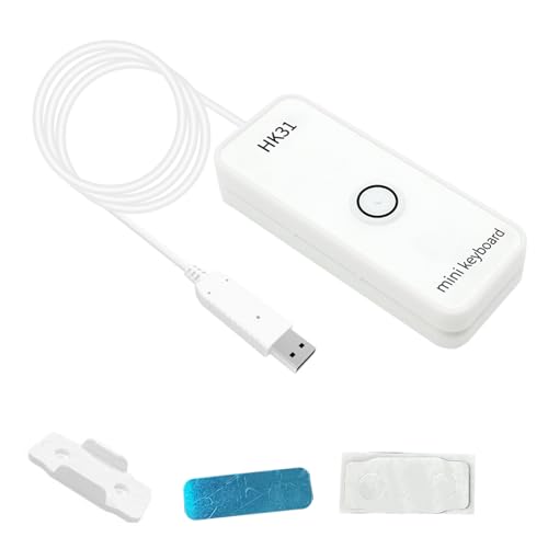 Clavier de programmation USB HK31UWM blanc compact pour copier-coller et jeux de bureau