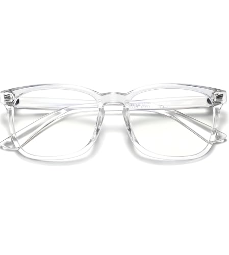 Image of IFLASH Zero Power Light Weight Computer Readers Blue Light Blocking Eye Glasses Men Women | Anti Glare UV Blu Ray light Filter Cut Reflection Protection Lens TR90 Frames