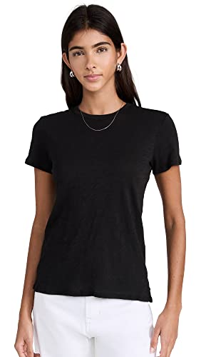 ATM Anthony Thomas Melillo Women's Cotton School Boy Short Sleeve Crew Neck