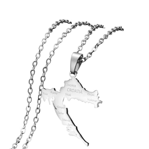 Collier Croatie chaîne acier pour sublimer vos tenues d'été